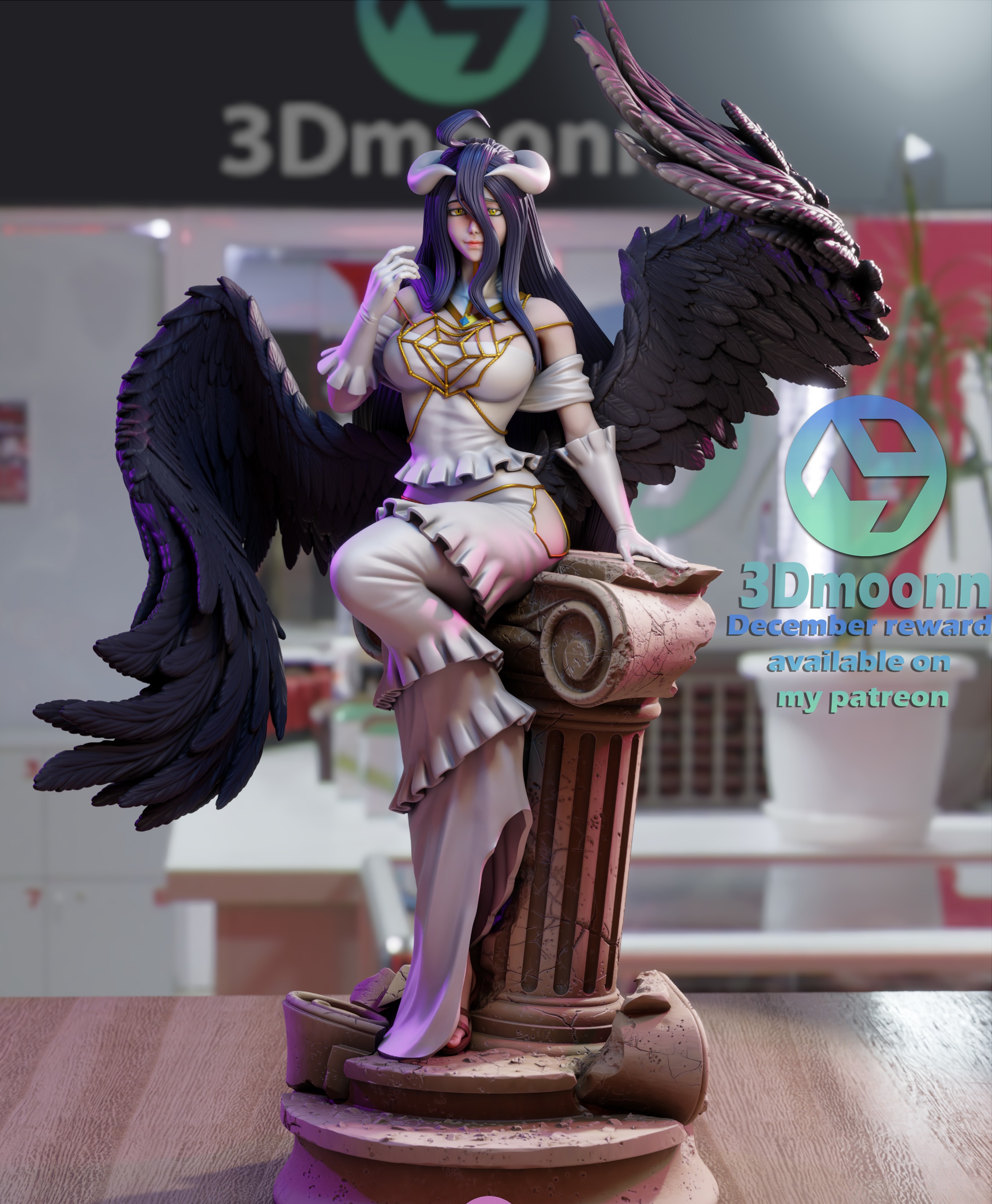 Albedo - Overlord 3D print model_1