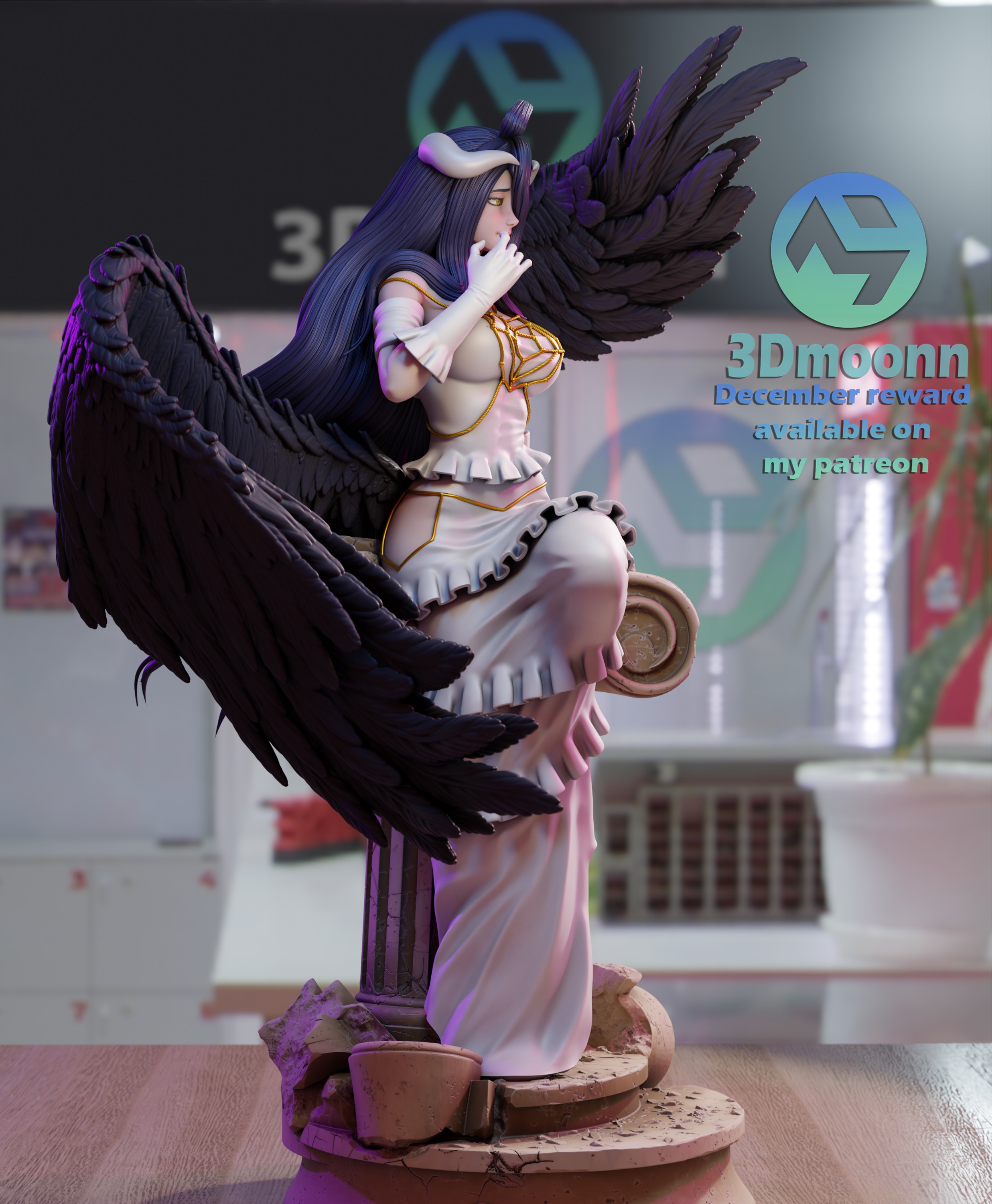 Albedo - Overlord 3D print model_4