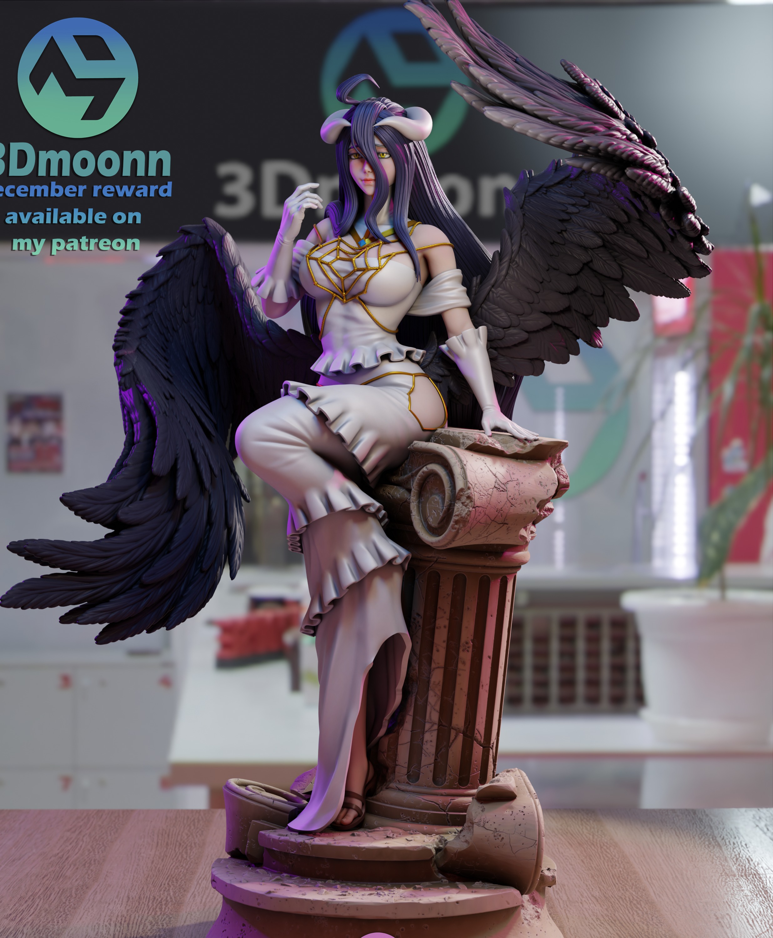 Albedo - Overlord 3D print model_5