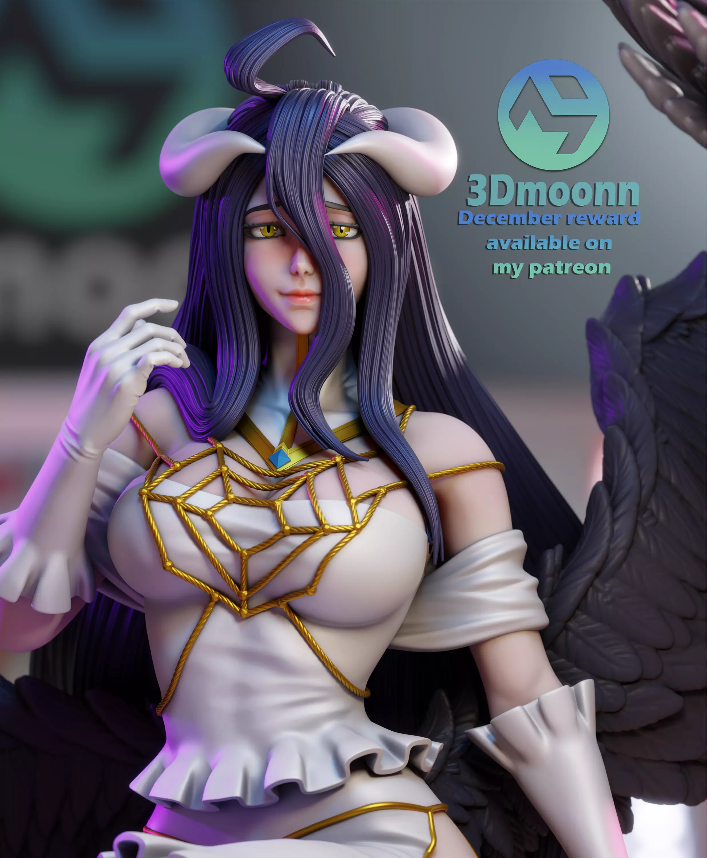 Albedo - Overlord 3D print model_0