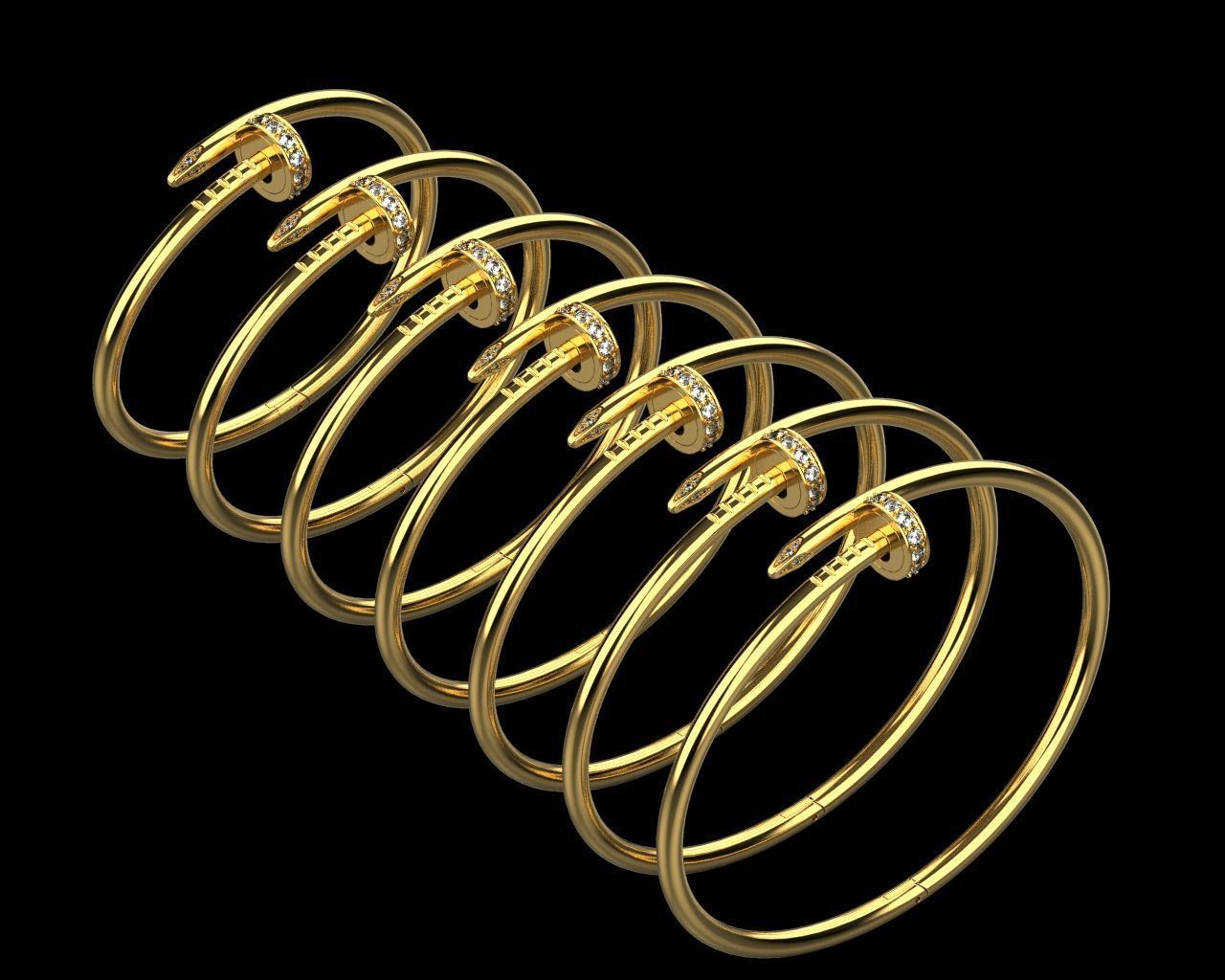 Bracelet 18 size 3D print model_11