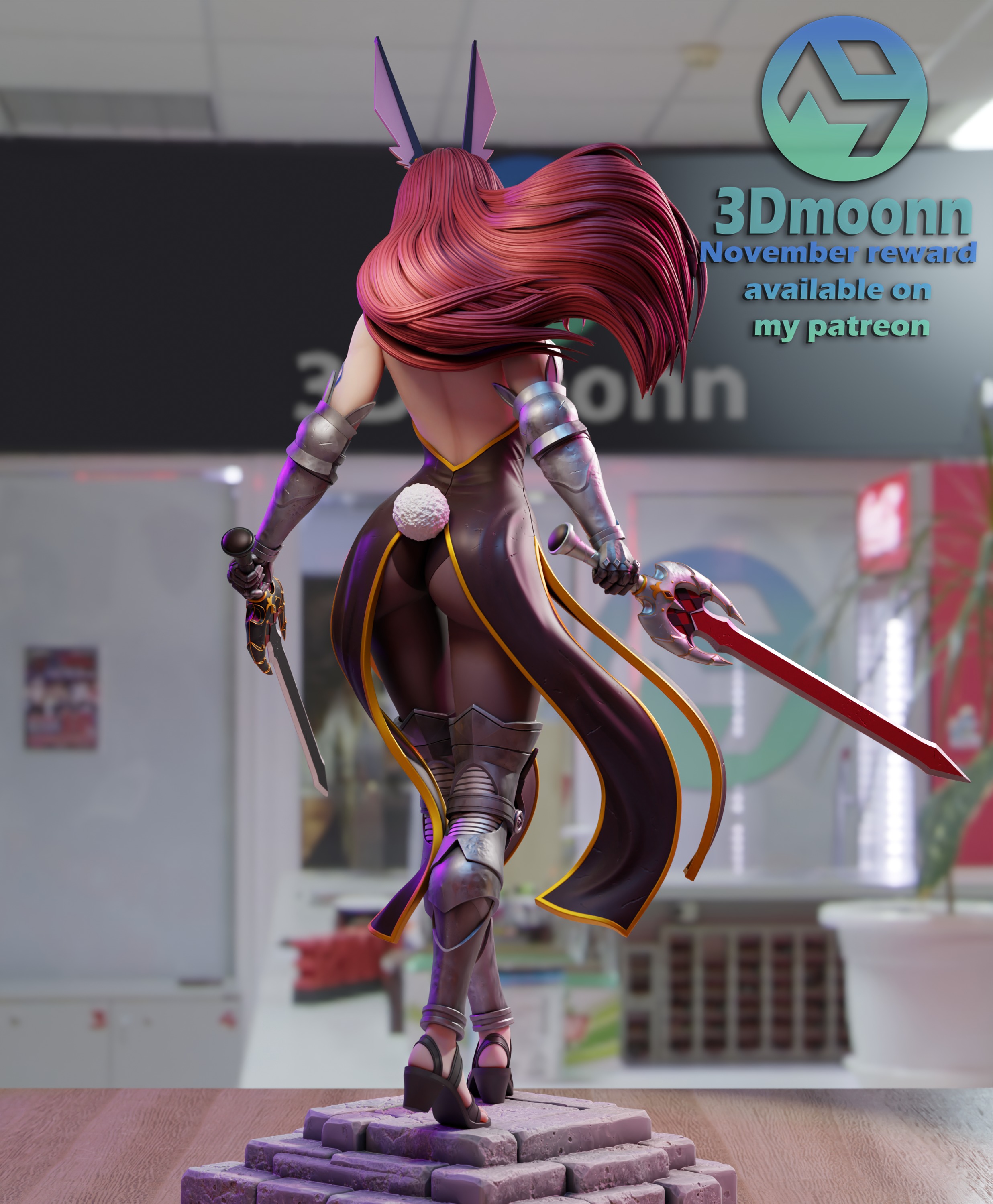 erza scarlet - fairy tail 3D print model_4