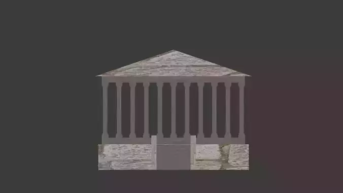 Ancient Greek Temple Arch