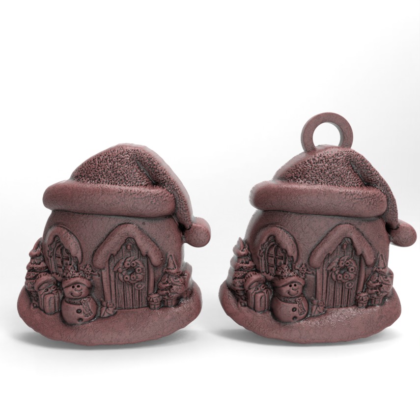 christmas igloo house decor  3D print model_1