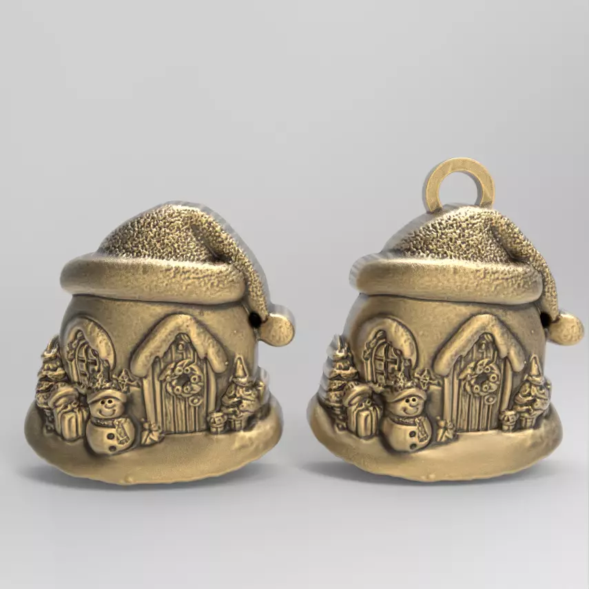 christmas igloo house decor  3D print model_0