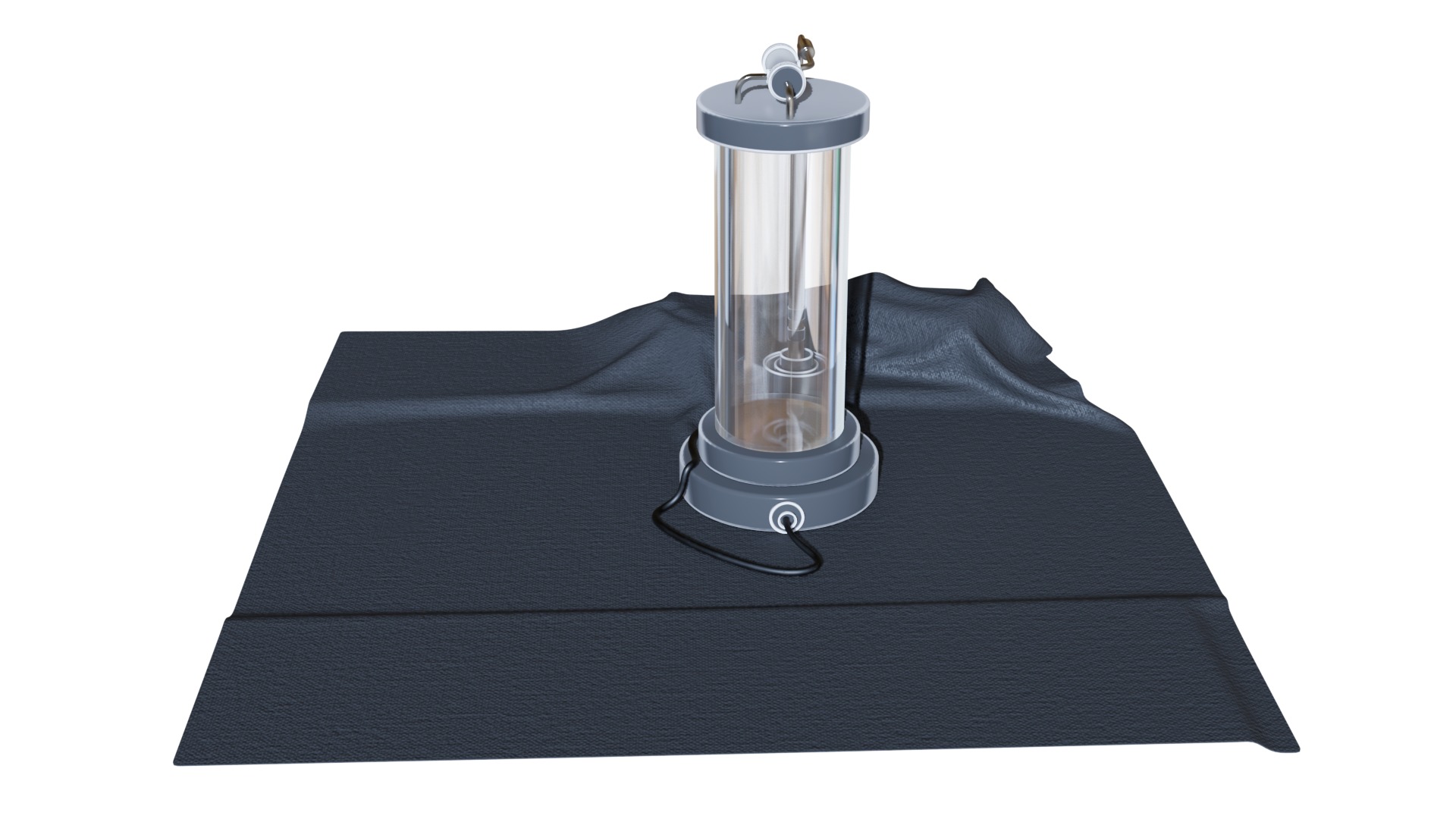 Sci-fi capsula 2 Low-poly 3D model_4