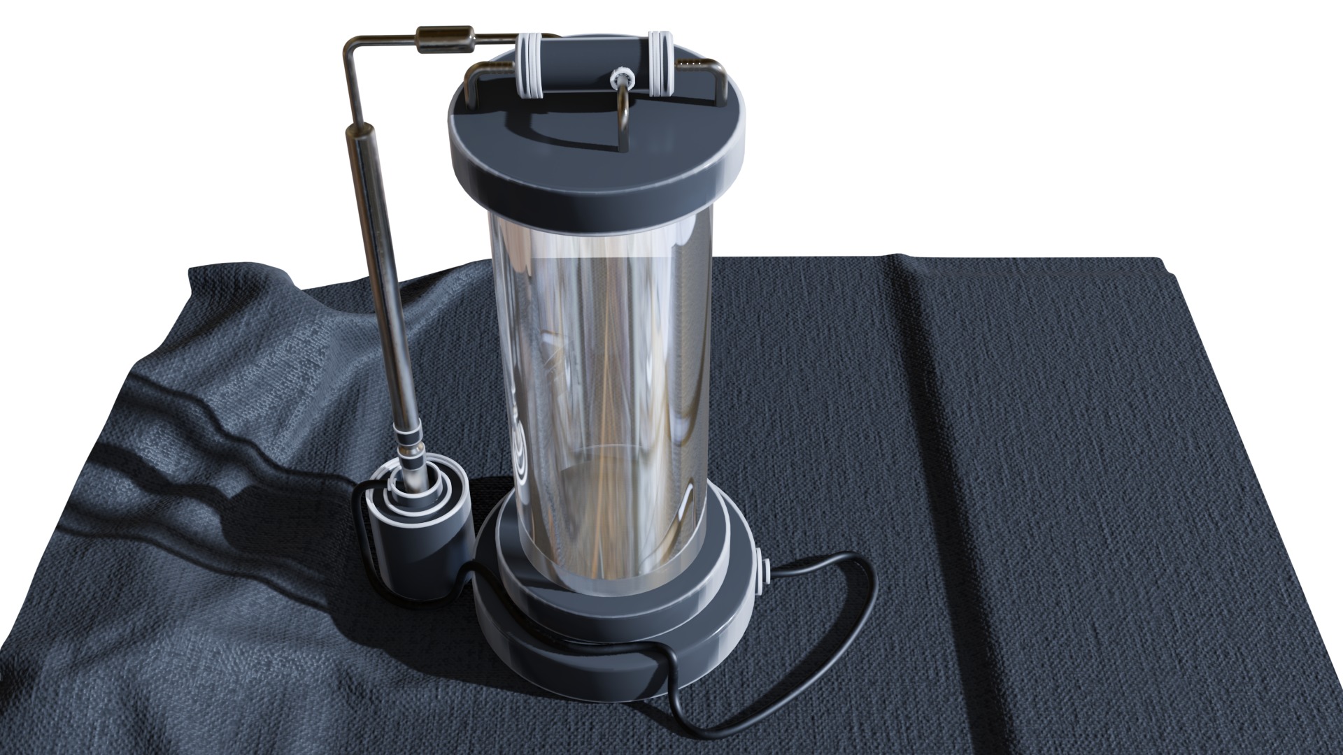 Sci-fi capsula 2 Low-poly 3D model_12