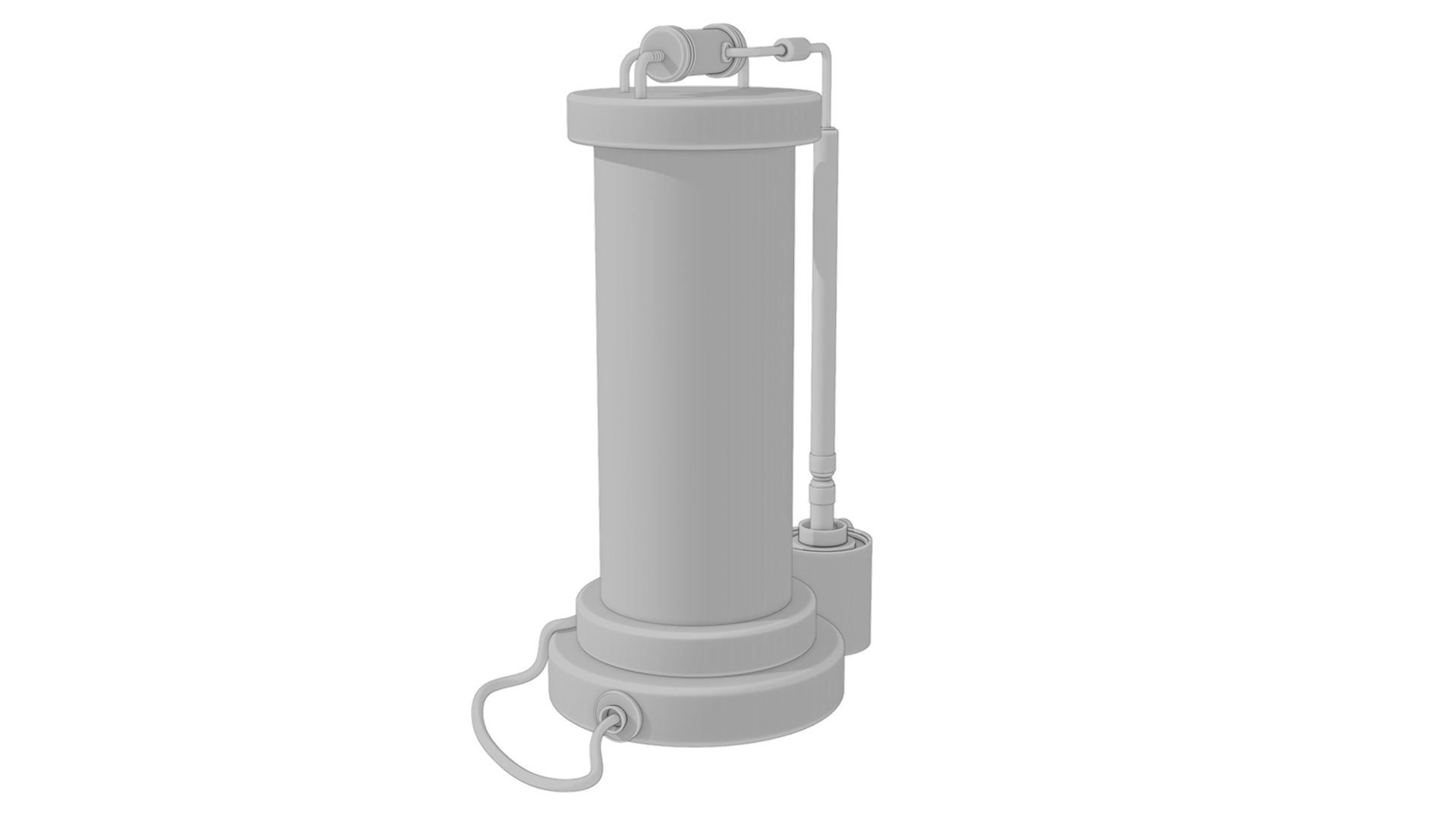 Sci-fi capsula 2 Low-poly 3D model_22