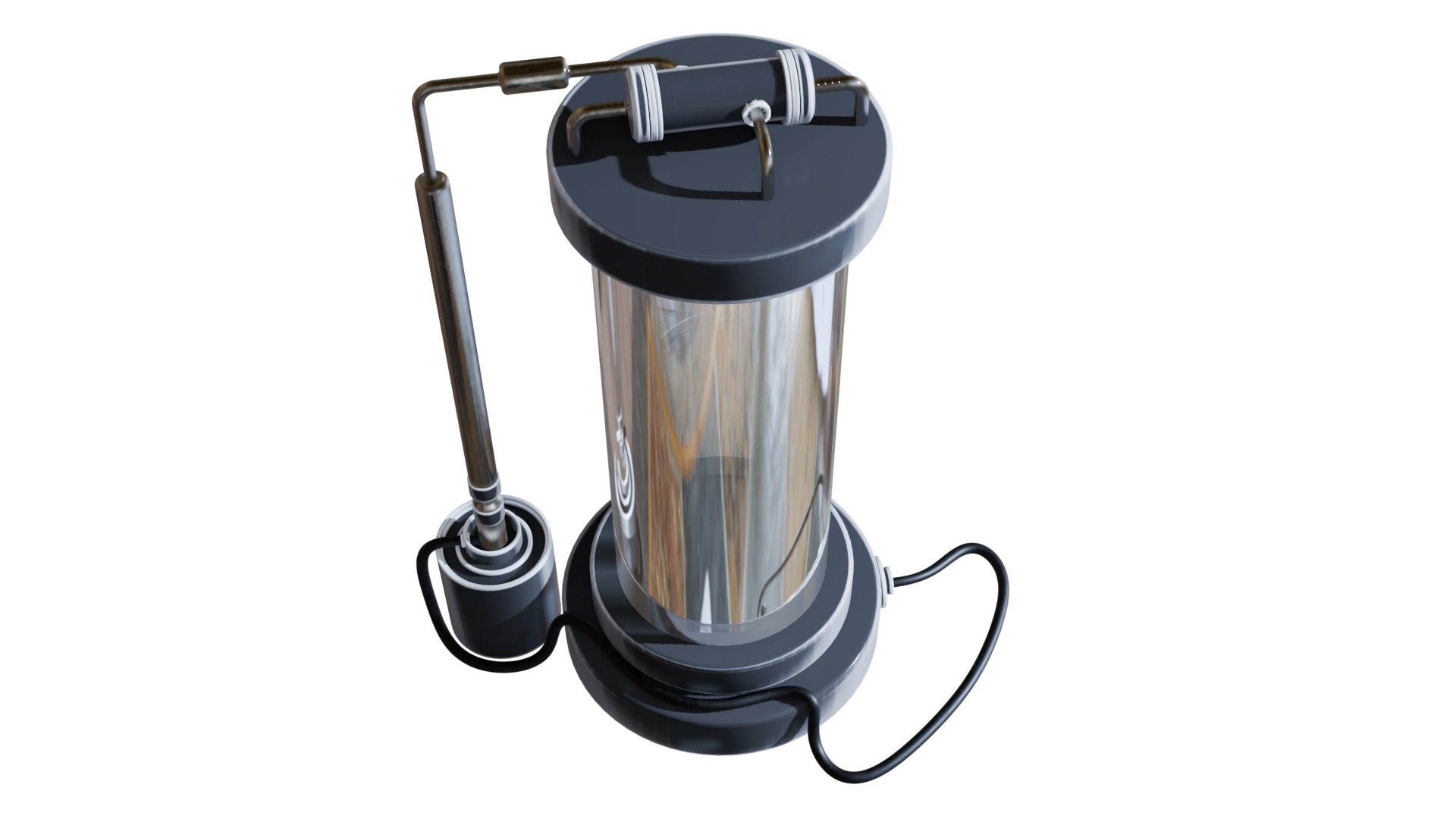 Sci-fi capsula 2 Low-poly 3D model_28