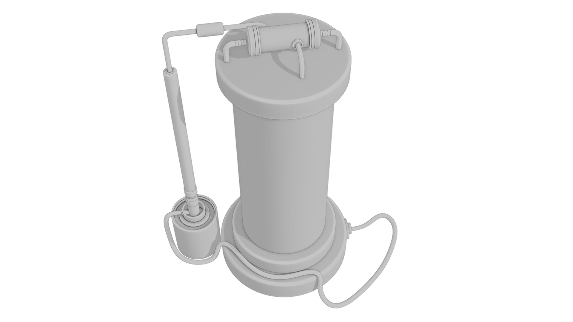 Sci-fi capsula 2 Low-poly 3D model_30