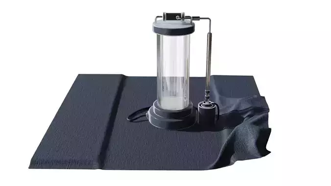 Sci-fi capsula 2 Low-poly 3D model Sci-fi capsula 2 Low-poly 3D model