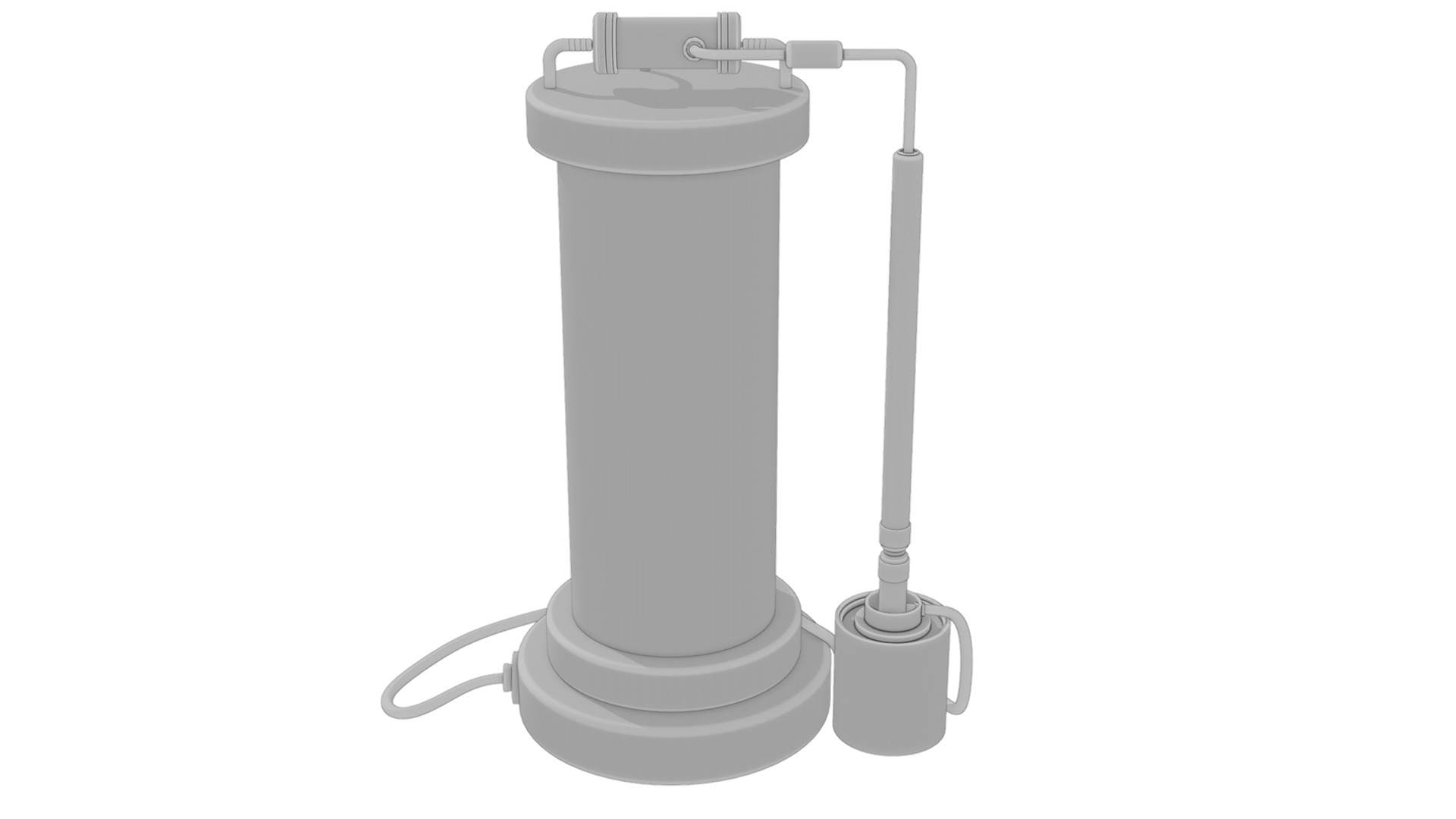 Sci-fi capsula 2 Low-poly 3D model_18