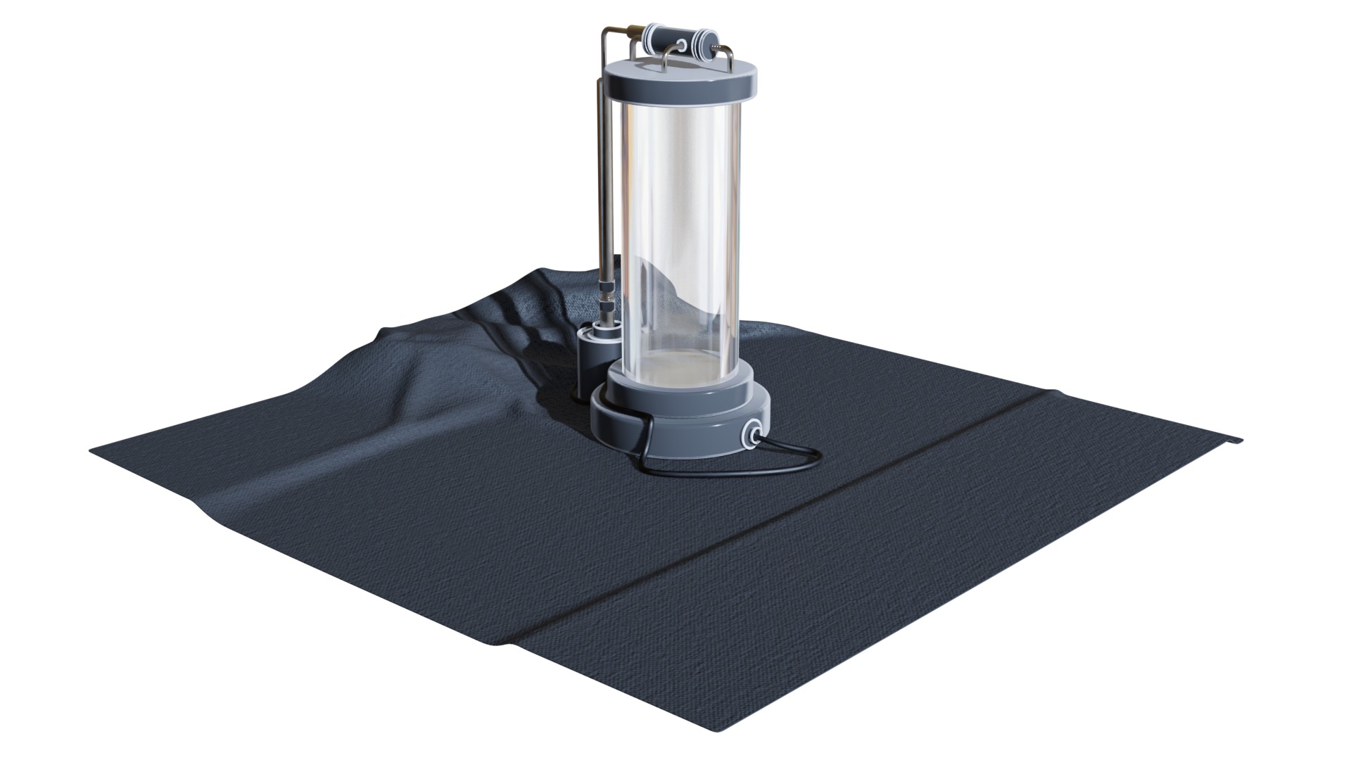 Sci-fi capsula 2 Low-poly 3D model_8