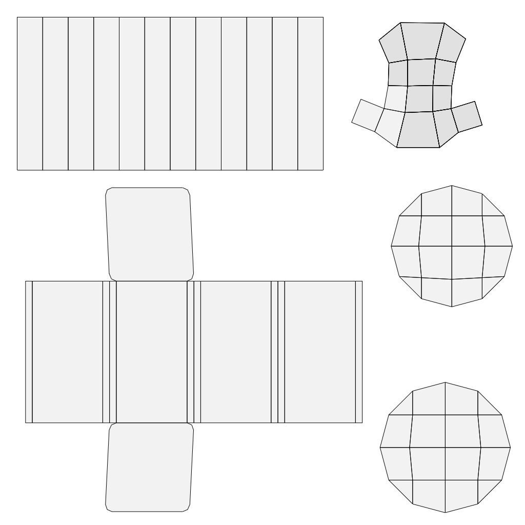 12-piece sushi model asset Low-poly 3D model_25