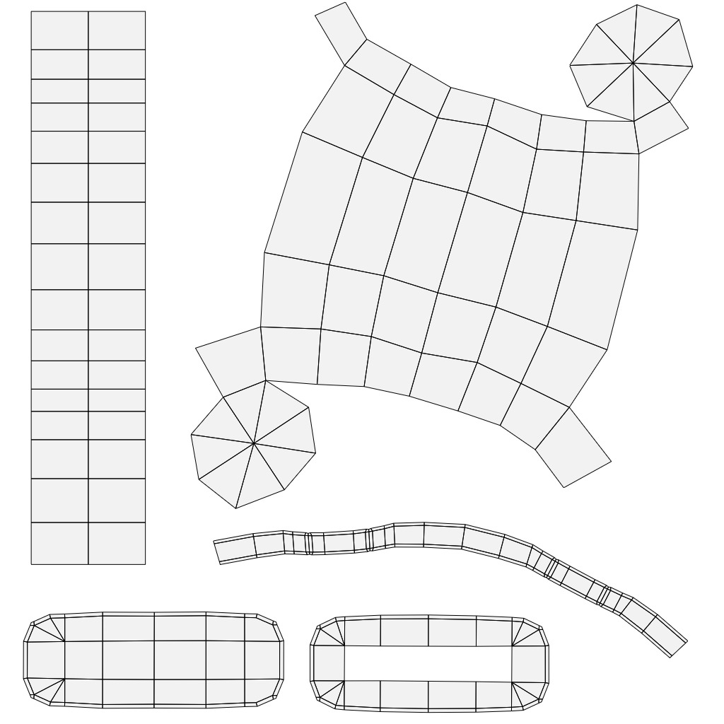 12-piece sushi model asset Low-poly 3D model_32