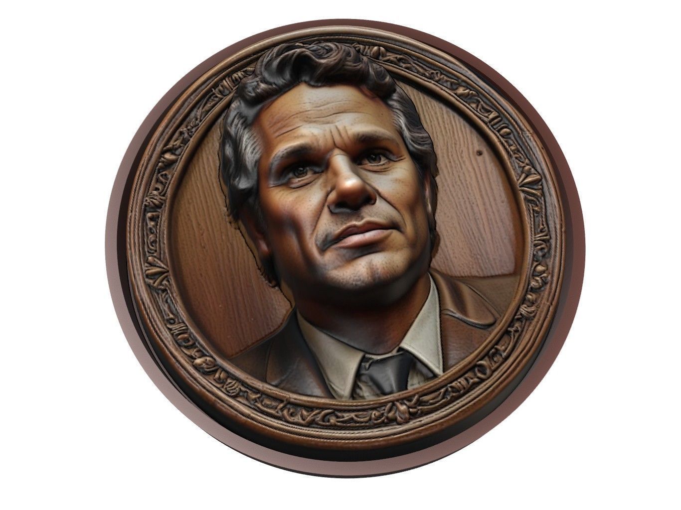 Mark Ruffalo Medallion 3D print model_1