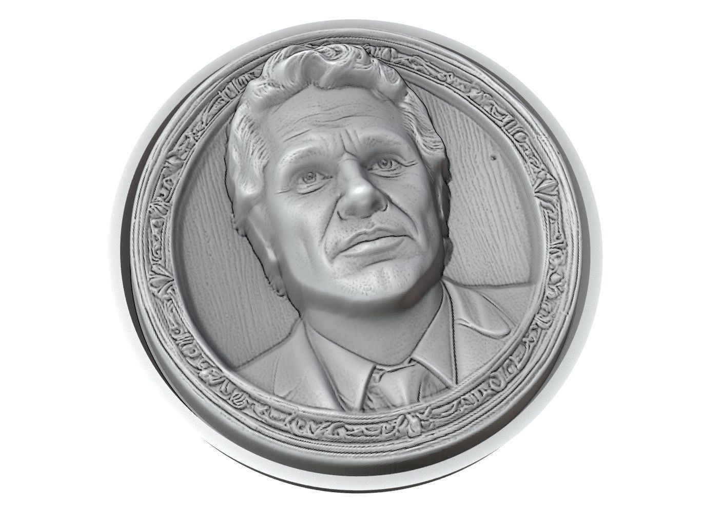 Mark Ruffalo Medallion 3D print model_3