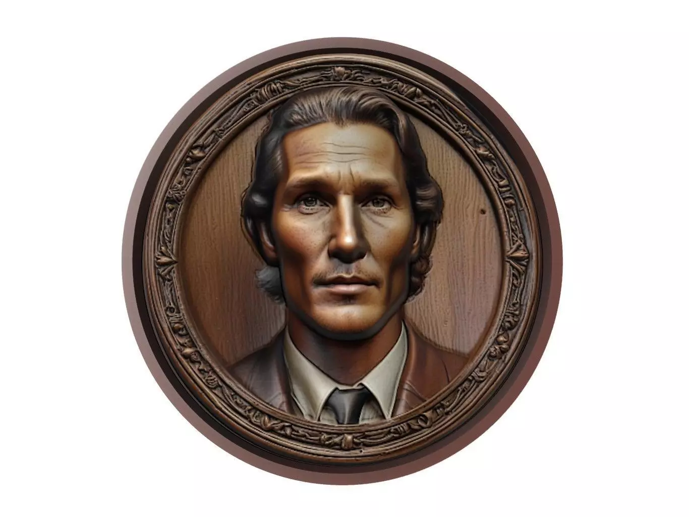 Matthew McConaughey Medallion 3D print model