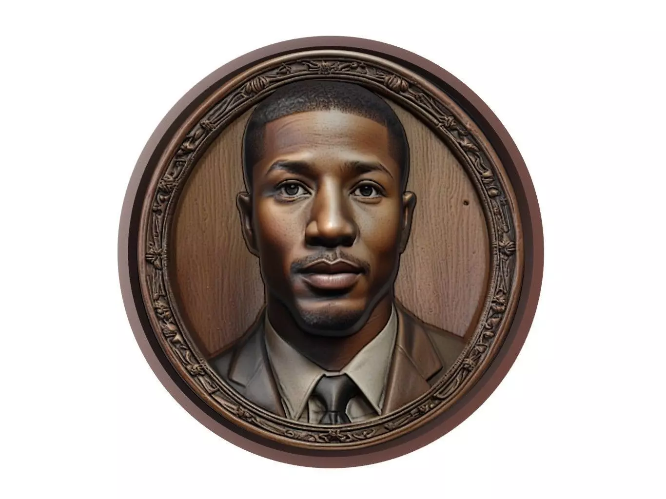 Michael B Jordan 3D print model_0