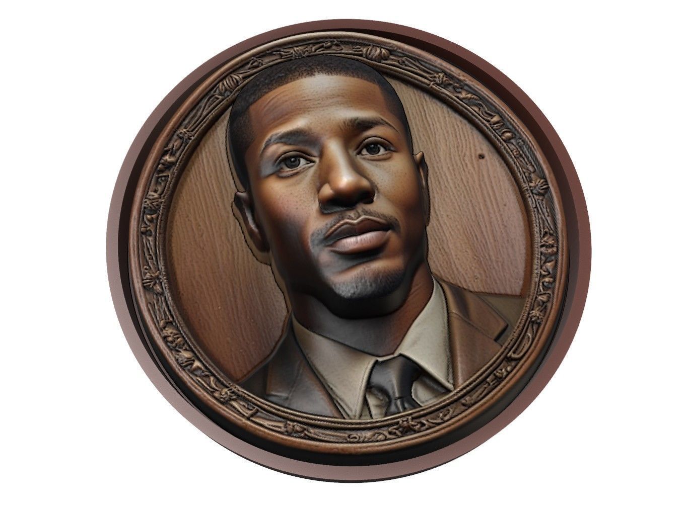 Michael B Jordan 3D print model_1