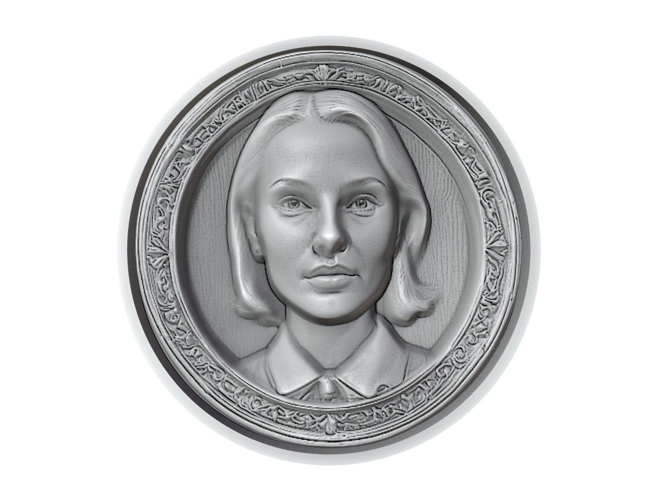 Natalie Portman Medallion 3D print model_2