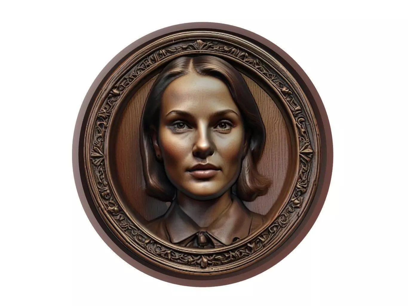 Natalie Portman Medallion 3D print model_0
