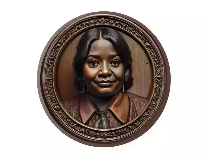 Octavia Spencer Medallion 3D print model