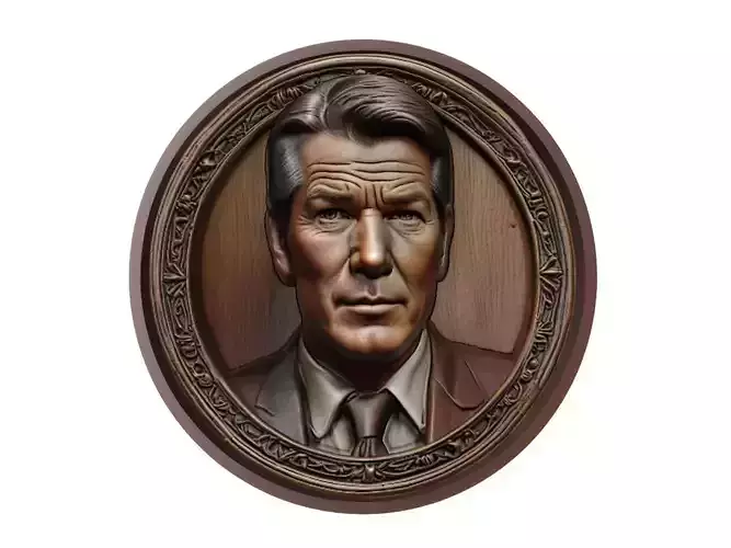 Pierce Brosnan Medallion
