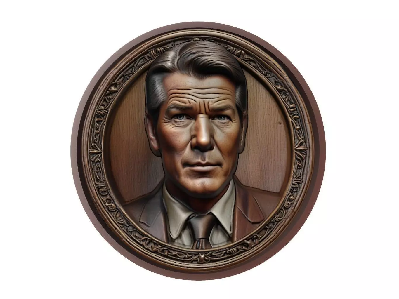 Pierce Brosnan Medallion 3D print model