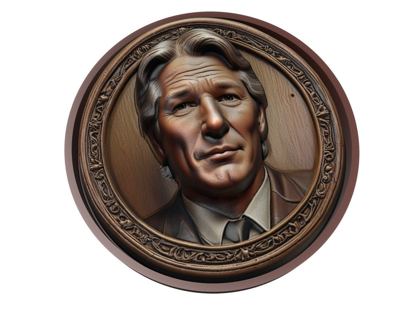 Richard Gere Medallion 3D print model_1