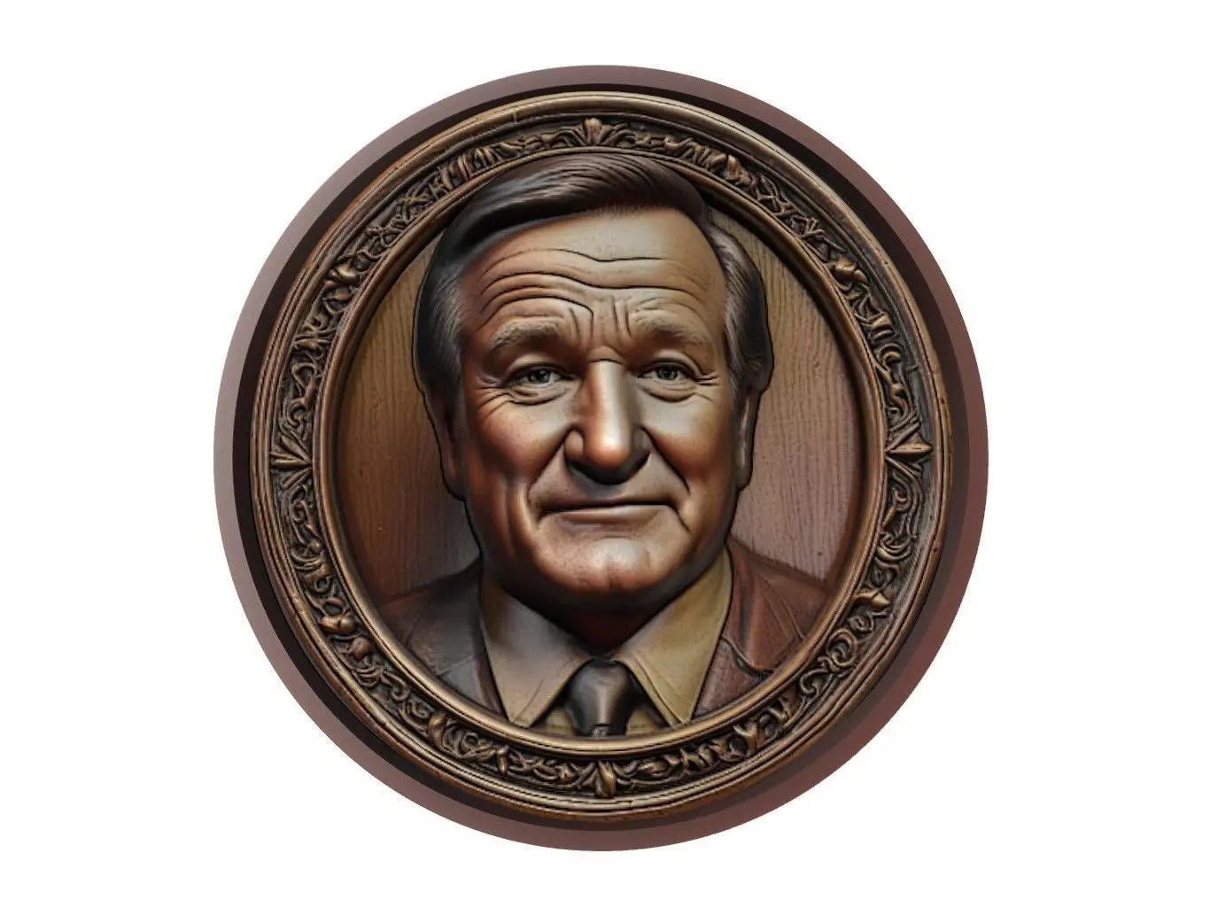 Robin Williams Medallion 3D print model
