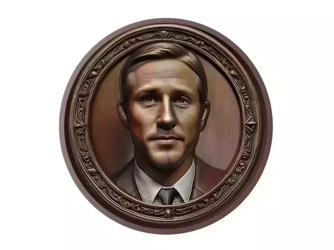 Ryan Gosling Medallion 3D print model