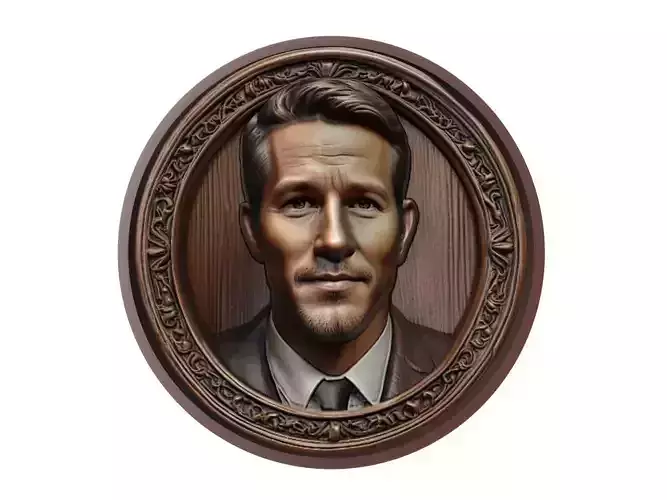 Ryan Reynolds Medallion 3D print model
