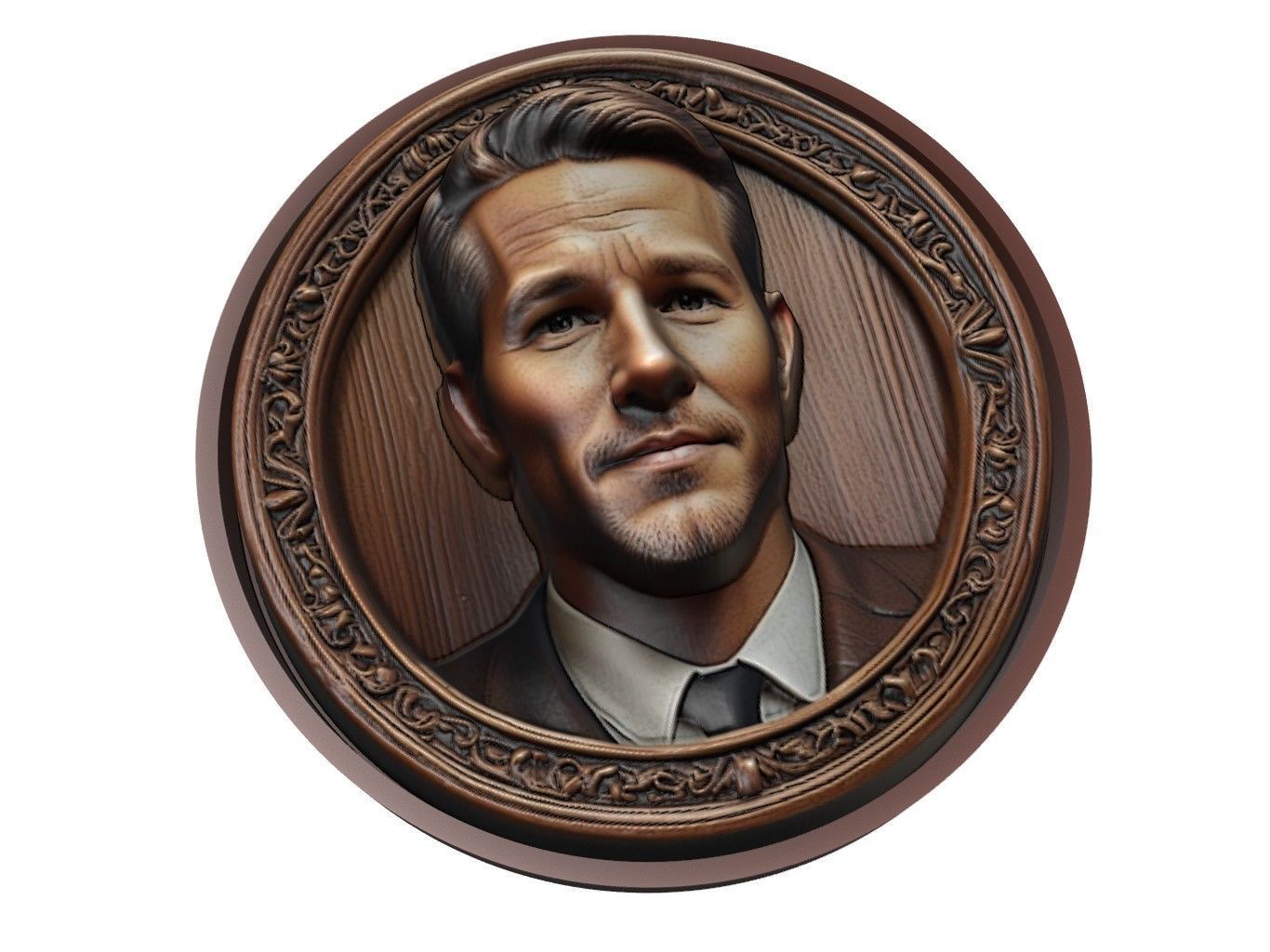 Ryan Reynolds Medallion 3D print model_1