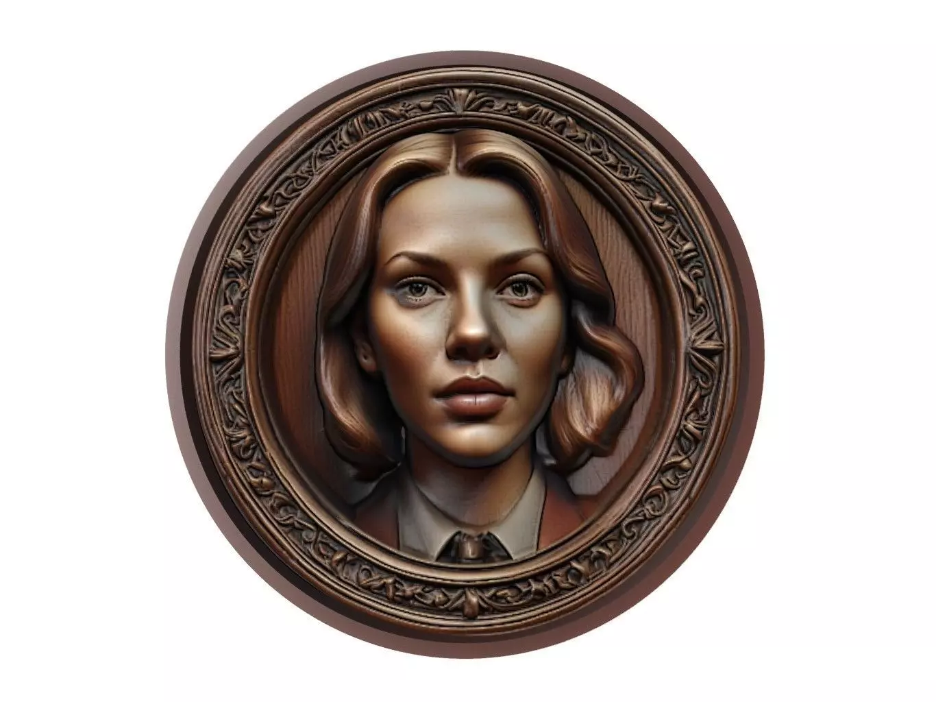 Scarlett Johansson Medallion 3D print model