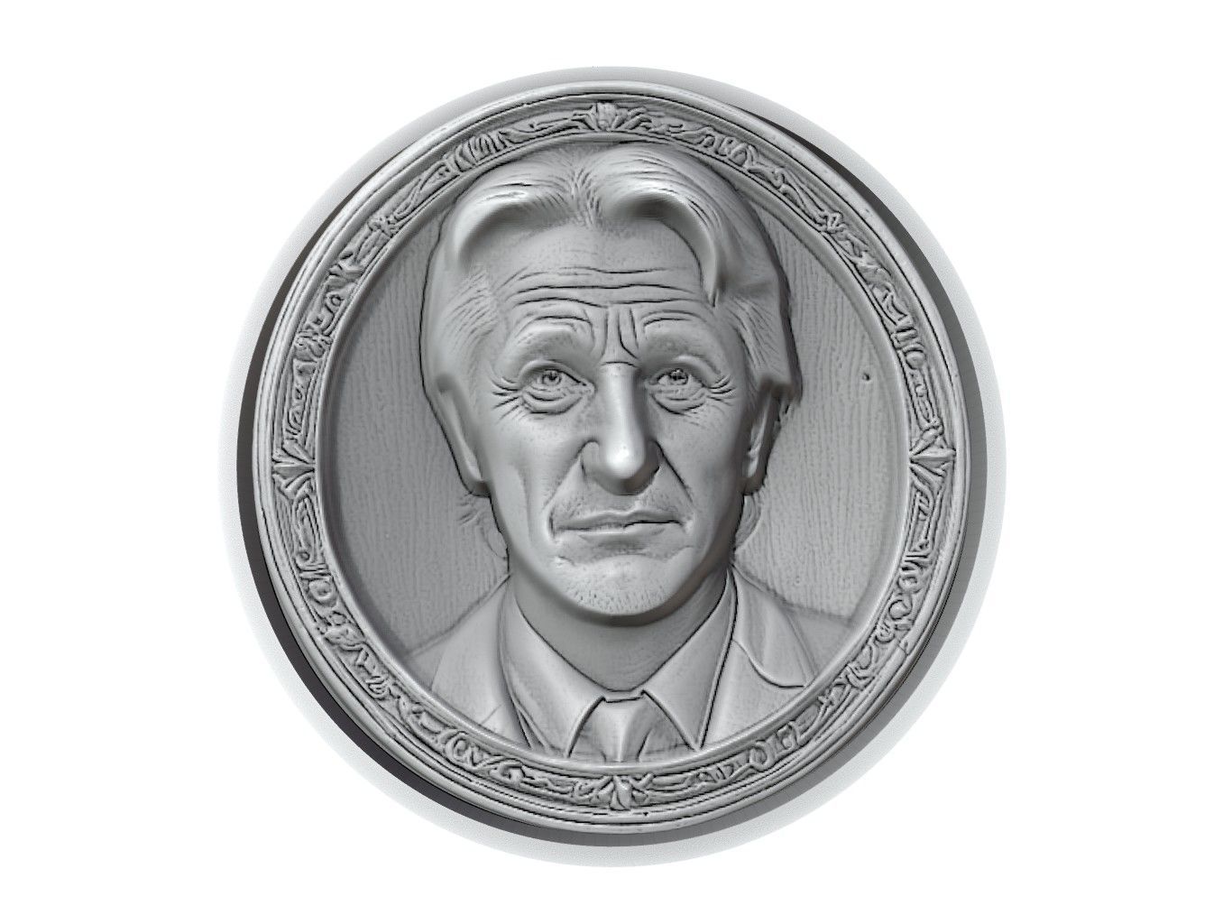 Sean Penn Medallion 3D print model_2