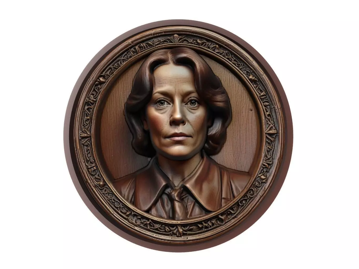 Sigourney Weaver Medallion 3D print model_0