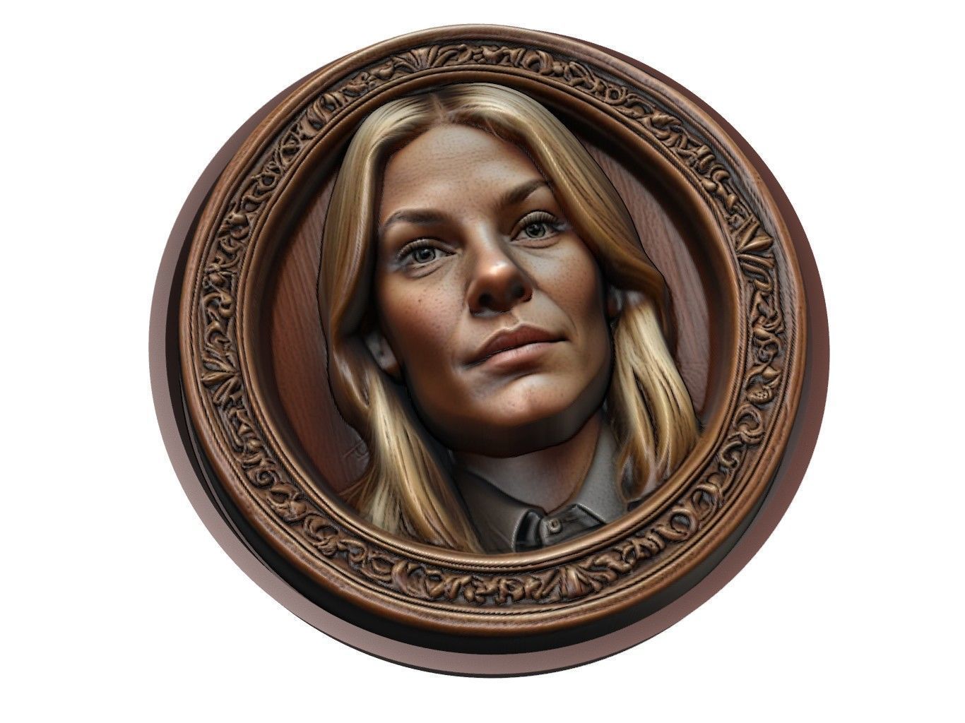 Sienna Miller Medallion 3D print model_1
