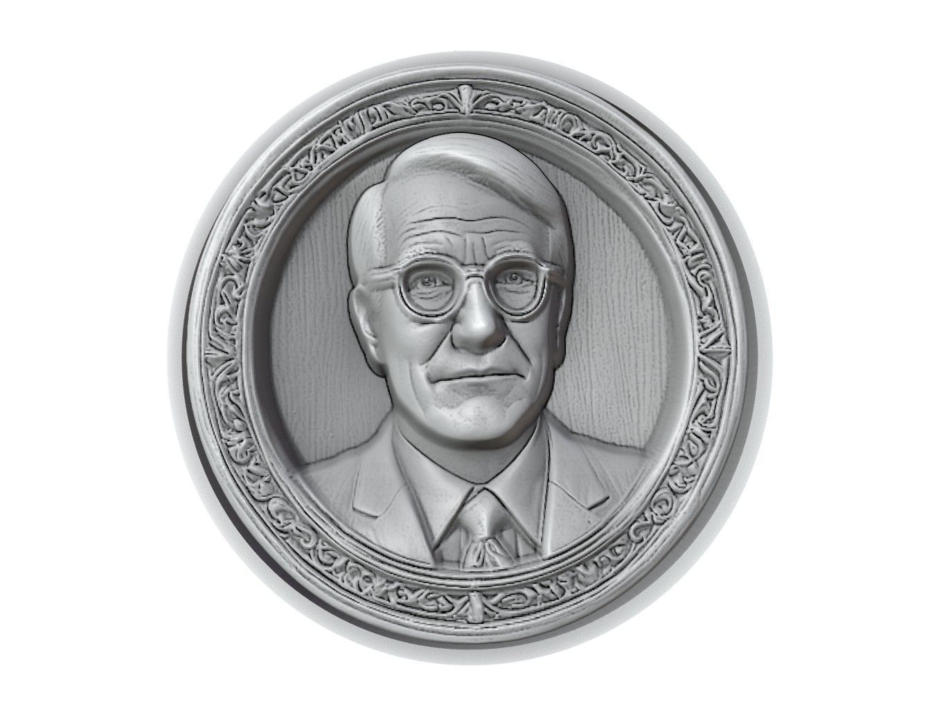 Steve Martin Medallion 3D print model_2