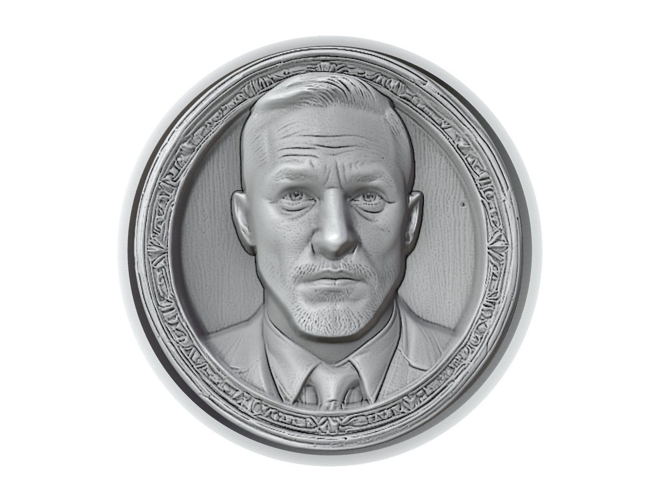 Tom Hardy Medallion 3D print model_2