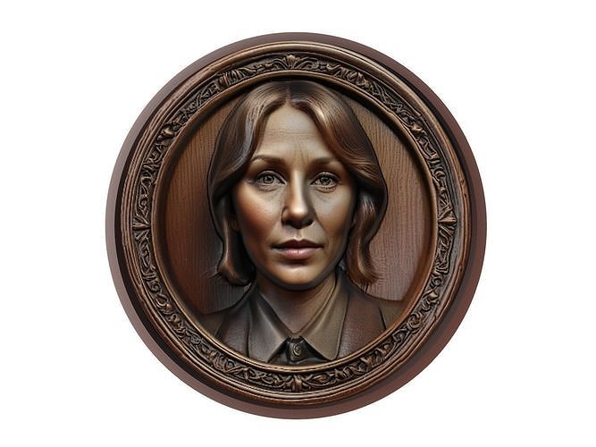 Vera Farmiga Medallion 3D print model