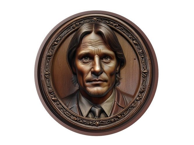 Viggo Mortensen Medallion 3D print model
