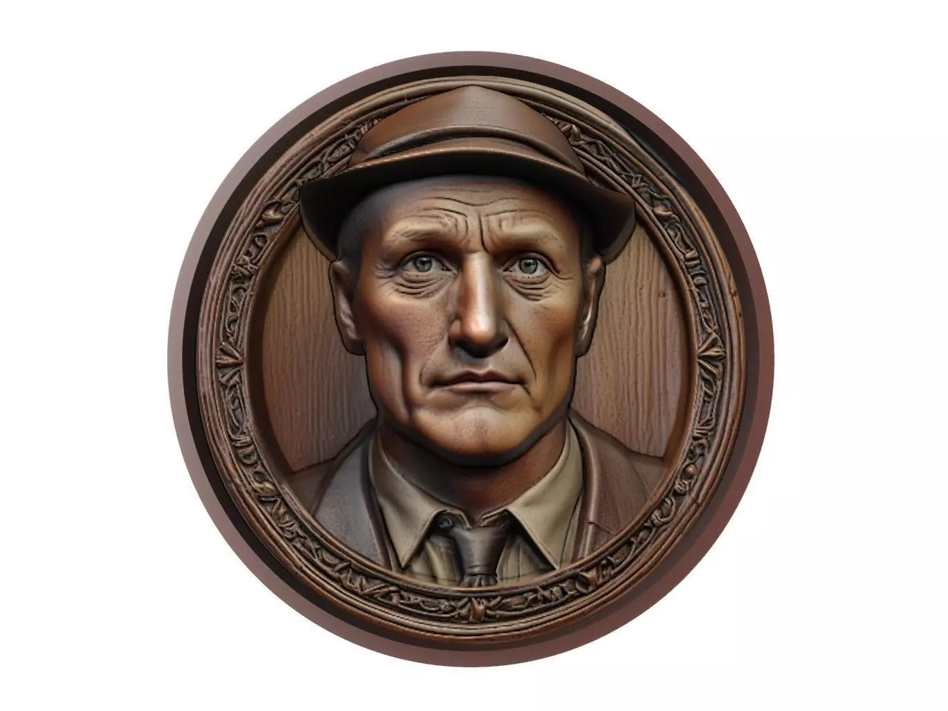 Woody Harrelson Medallion 3D print model