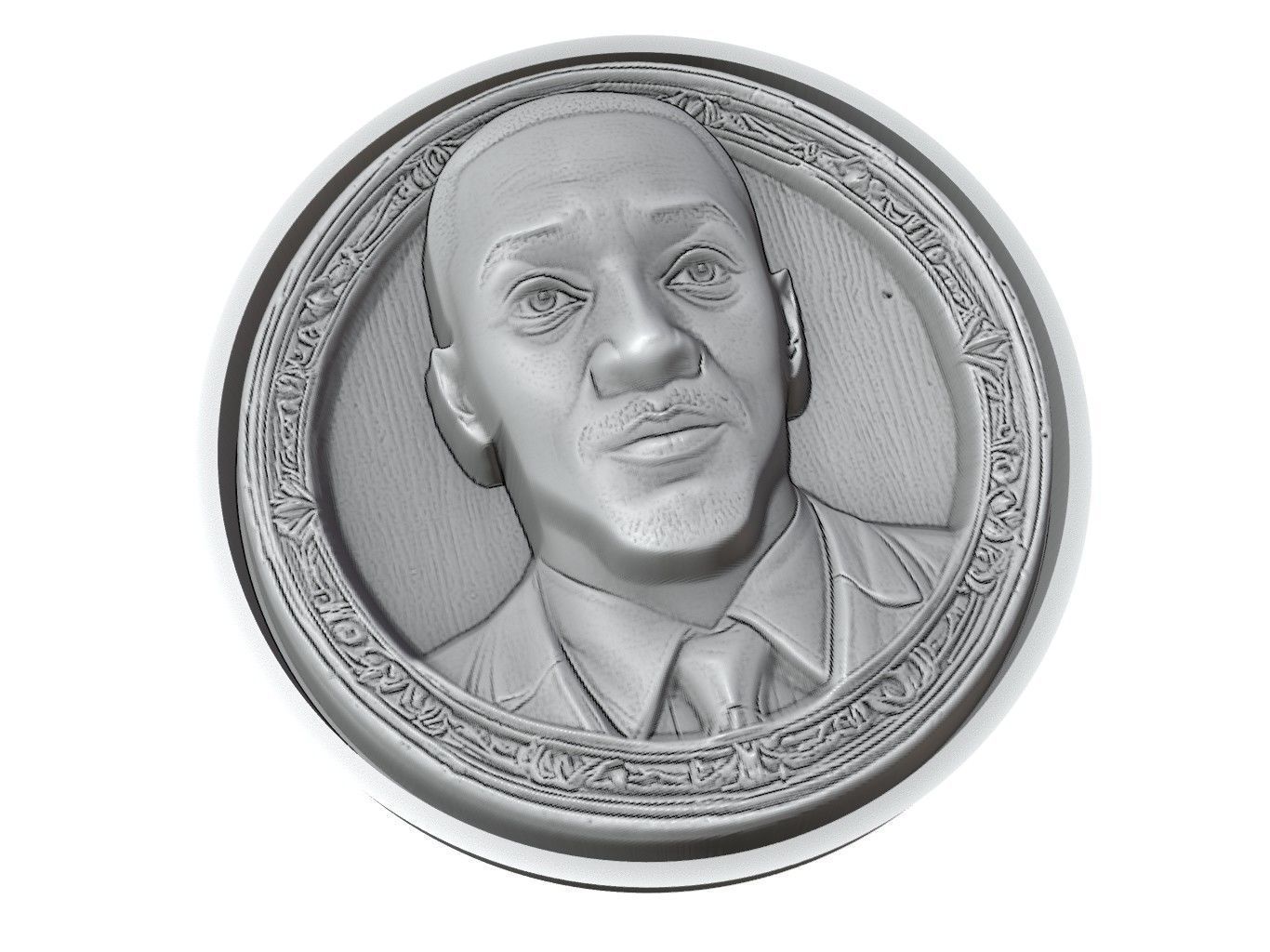 Anthony Mackie Medallion 3D print model_3