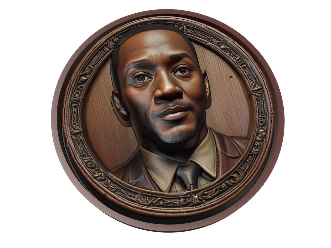 Anthony Mackie Medallion 3D print model_1