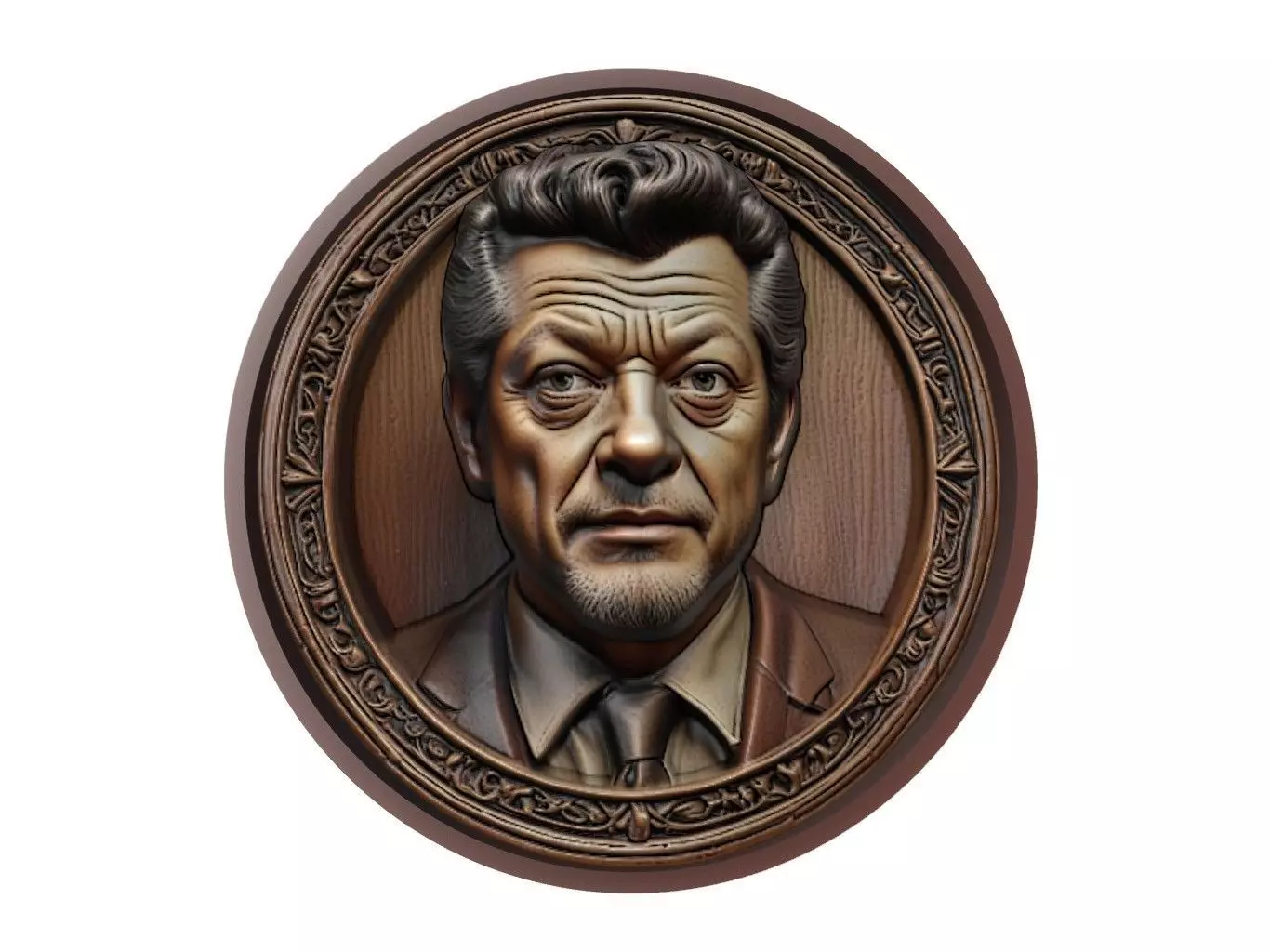 Andy Serkis Medallion 3D print model_0