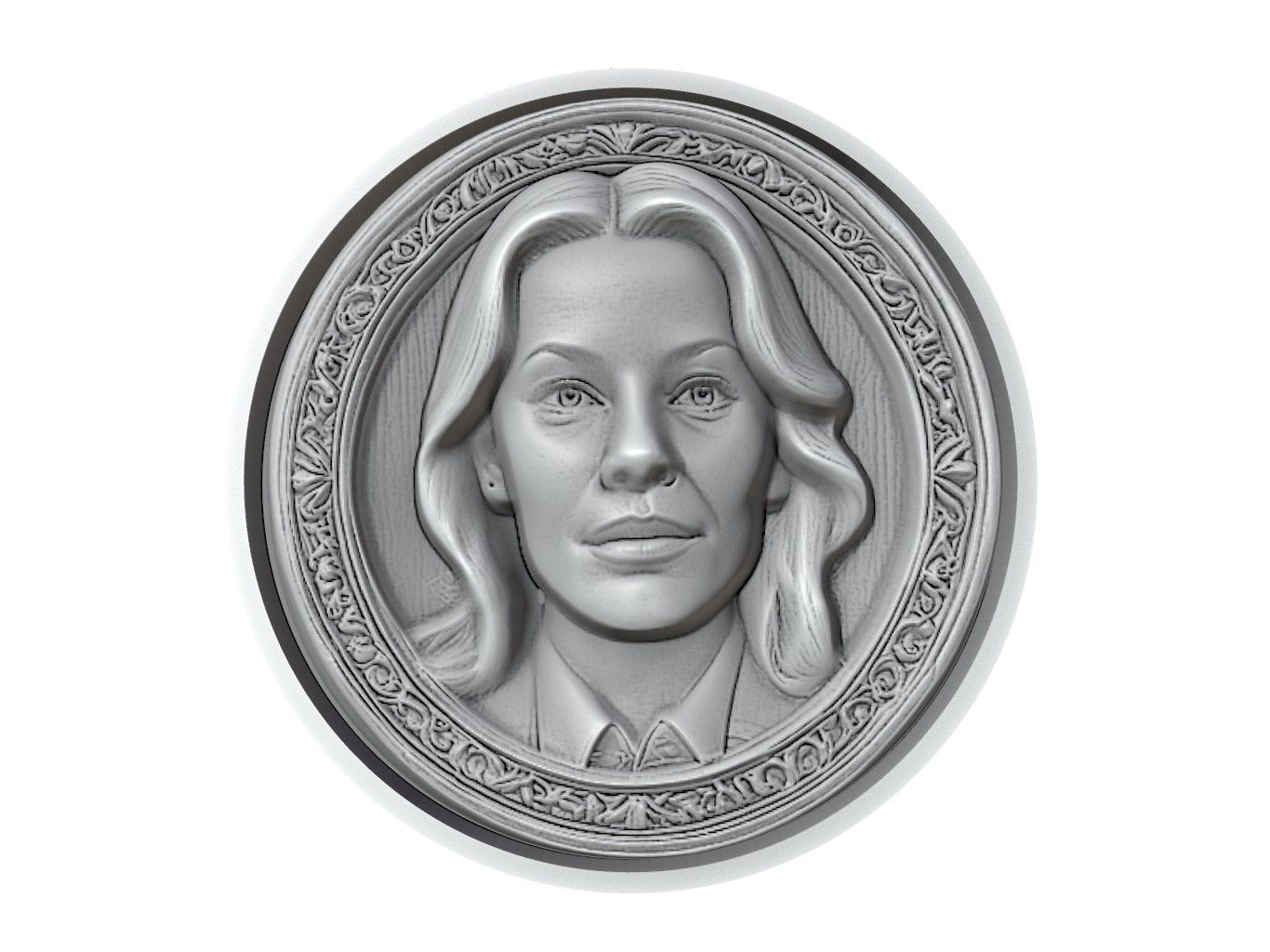 Elizabeth Banks Medallion 3D print model_2