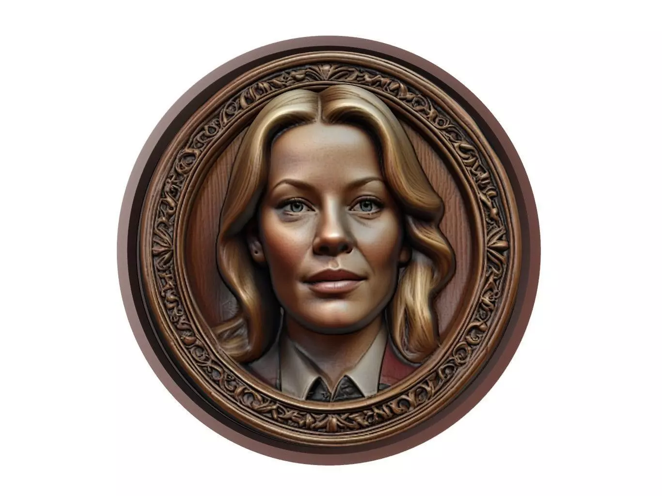 Elizabeth Banks Medallion 3D print model_0