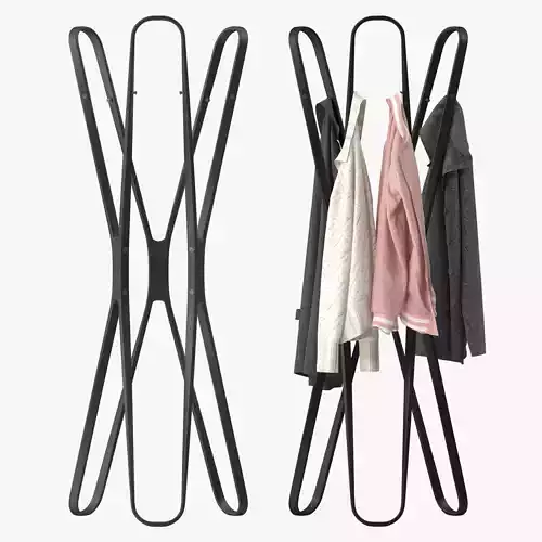 Saturn ClassiCon Coat Stand 3D model