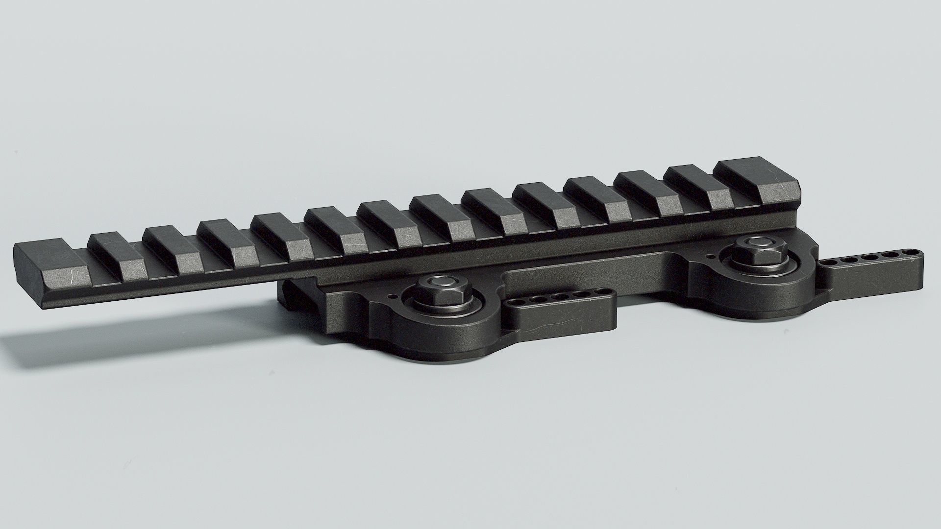 Picatinny Riser LT101 - Replica Low-poly 3D model_3